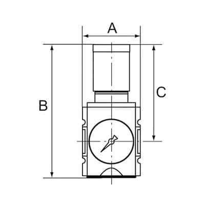 Riegler Druckregler »FUTURA«, inkl. Manometer, BG 1, G 1/4, 0,5 - 16 bar