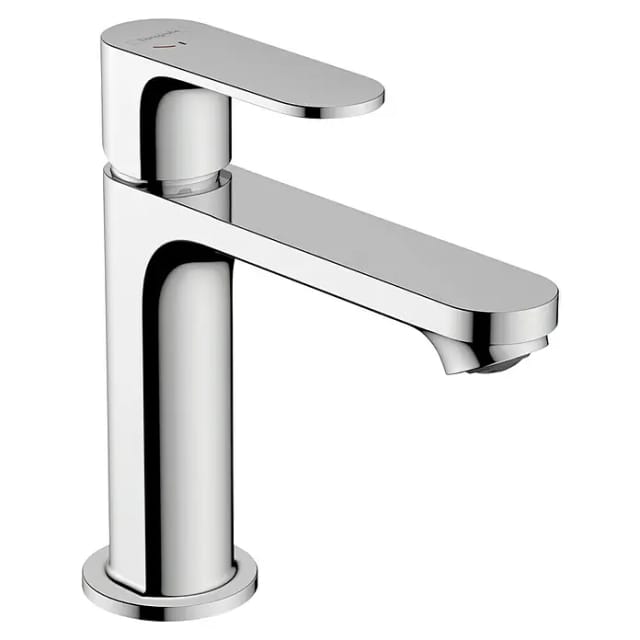 hansgrohe Waschtisch-Einhebelmischer Rebris S 110 CoolSt mit Zugstangen-Ablaufgarnitur, chrom
