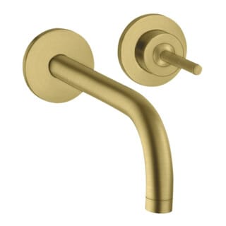 hansgrohe Fertigmontageset Axor Uno UP-Waschtisch-Einhebelmischer, Pin-Griff, Ros, A 225mm, b br