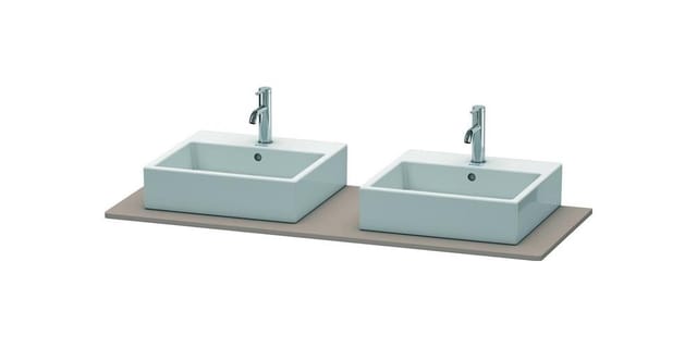 Duravit Konsole XSquare 140x55cm, ba m, m 2 Auss, Beck. beids.