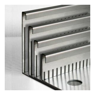 Kantfuchs24 Kiesfangleiste Alu (1,5mm), 80mm x 2,5m