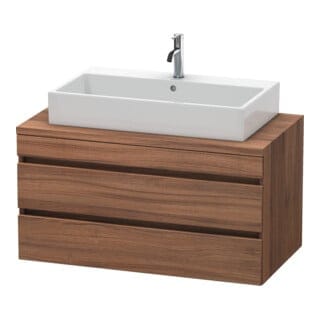 Duravit Waschtischunterschrank DuraStyle 100x54,8cm, Nussb Nat, f Kons, 2 SchKa.