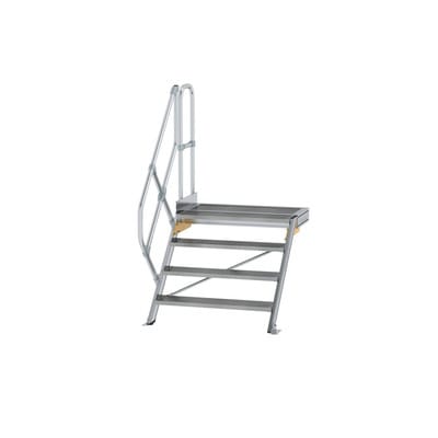 MUNK Aluminium-Treppe Plattform 45° 4 Stufen