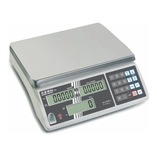 Kern Zählwaage CXB 30K10NM+C kalibriert, Wägebereich 30000 g, Ablesbarkeit 10 g