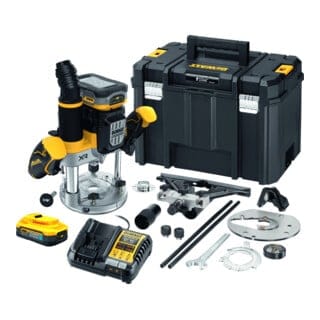 DEWALT Akku-Oberfräse, 18 V / 5 Ah