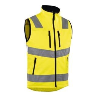 Blakläder Warnschutz-Softshell-Weste, gelb, Unisex-Größe: XL