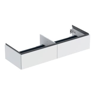 Geberit Waschtischunterschrank One 133,2x50,4x47cm, 2 Laden, w/lack. matt