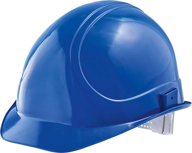 Voss Elektrikerhelm 6, 1000 V, signalblau