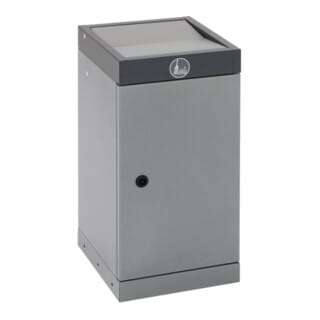 Stumpf - Sortssystem Protec-plus, Graualu/7016, Verzinkter Innenbehälter, 30 Liter