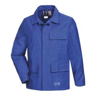 HB Tempex Schweißerschutz-Jacke PROBAN, royalblau, Konfektionsgröße 54