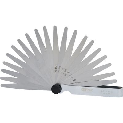 KS Tools Fühlerlehre, 20 Blatt, 0,05-1mm