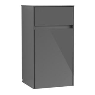 V&B Seitenschrank Collaro 40,4x74,8x34,9cm, Anschl re, glossy grey