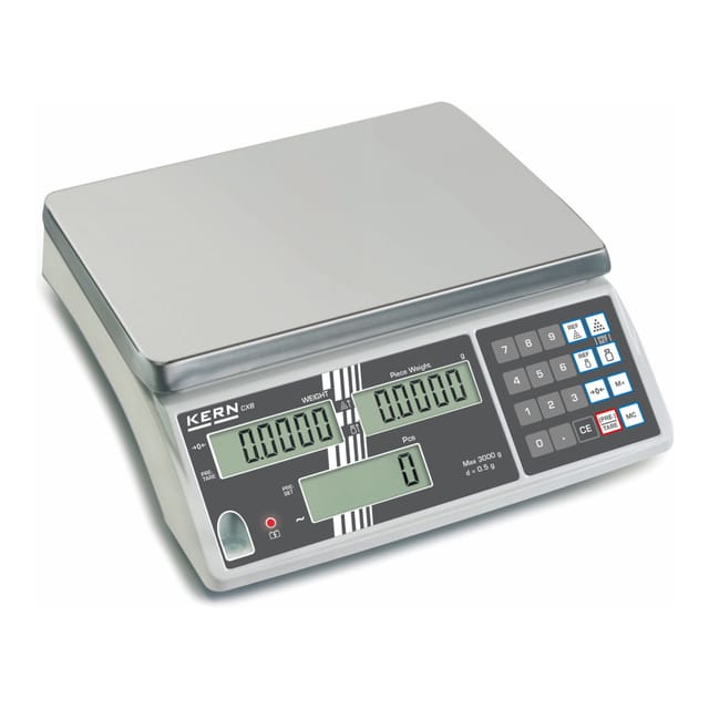 Kern Zählwaage CXB 6K0.5+C kalibriert, Wägebereich 6000 g, Ablesbarkeit 0,5 g