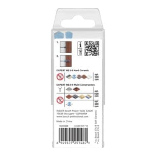 Bosch EXPERT HEX-9 Hard Ceramic und HEX-9 Multi Construction Bohrer-Set, 6/8 mm, 5tlg.