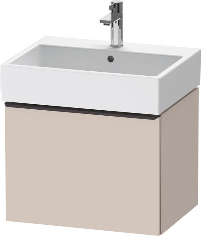 Duravit Waschtischunterschrank D-Neo 58,4x44,2cm, sw/Taup ma, 1 Ausz., wandhängend
