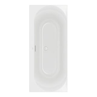 V&B V&B Eck-Badewanne Duo LOOP& FRIENDS 170x75cm, ovale Innenform, weiß