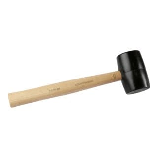 Kraftwerk Gummihammer, hickory-Griff, Ø 44 mm, 8 OZ
