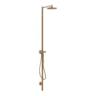 hansgrohe Duschsäule Axor Starck m Thermostat, Kopfbrause 240mm, 1j, brush. bron