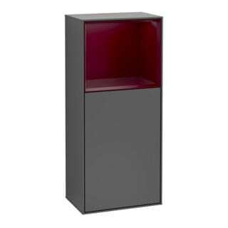 V&B Seitenschrank Finion 41,8x93,6cm, l, Reg ob Peo m, Anthrac. m