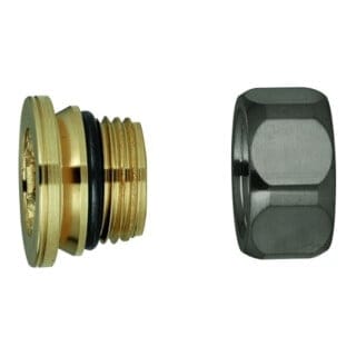 Grohe Anschlussverschraubung 45044 1/2" hard graphite gebürstet