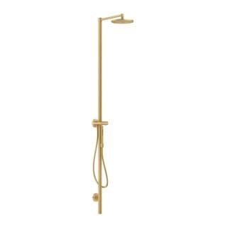 hansgrohe Duschsäule Axor Starck m TH, Kopfbrause 240mm, 1j, brush. gol opt
