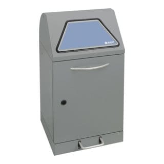 Stumpf Sortsystem Modul-vario 45, Graualu-struktur Proslide-system, 45 Liter, Trethebel