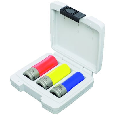 ASW Kraft-Steckschlüsseleinsatz- Satz mit Kunststoff-Hülse 1/2" 3-teilig