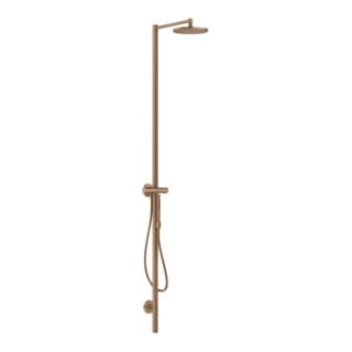 hansgrohe Duschsäule Axor Starck m TH, Kopfbrause 240mm, 1j, brush. r gol