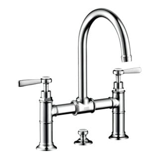 hansgrohe Zwei-Griff-Waschtischarmatur 220 Axor Montreux A 175mm, m H-Gr, ZugstAblGar, ED