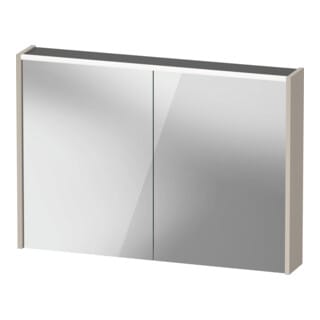 Duravit LED-Spiegel D-Code 2.0 m SD T E 2 Tür., Lichtf ob, 100x70x14,8cm, Tau ma