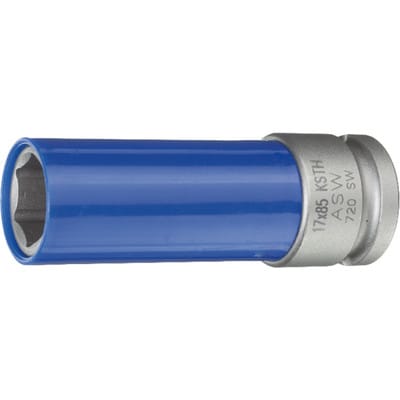 ASW Kraft-Steckschlüsseleinsatz mit Kunststoff-Hülse 1/2" 17x85mm