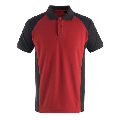 Mascot Bottrop Polo-shirt Größe XL, rot/schwarz