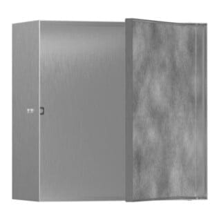 hansgrohe XtraStoris Rock Wandnische 300x300x140mm, m befl. T., ES Optic