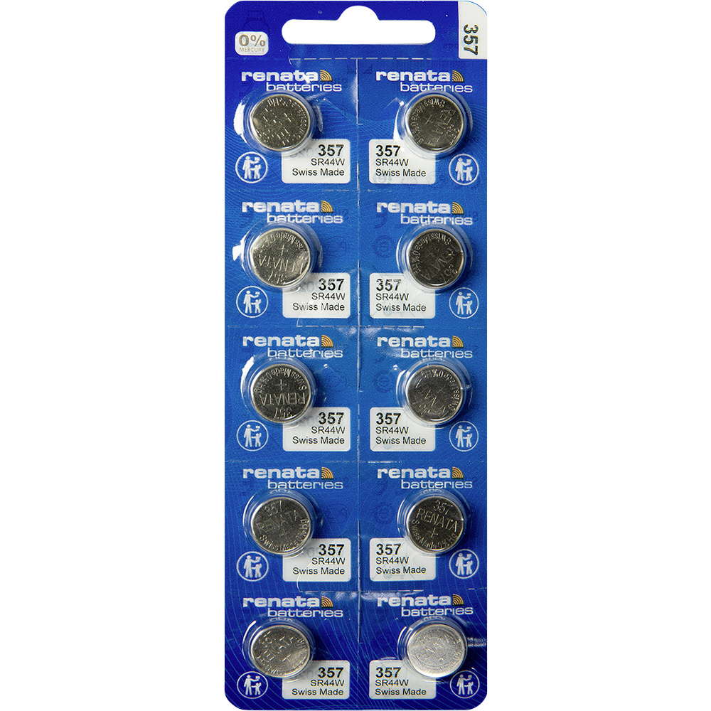 Renata Knopfzelle 357 1.55 V 10 St. 160 Mah Silberoxid 357 Mp Ce Renata
