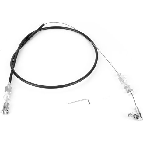 Câble D'Accélérateur De 36 Pouces, Câble D'Accélérateur Universel De Remplacement En Acier Inoxydable Compatible Avec 350 302 Sbc Sbf (tuyau).