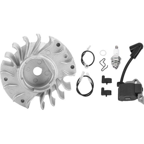 Kit Allumage Volant Moteur + Bobine + Bougie – Pour Stihl Ms180 170 018 017 – Accessoire Tronçonneuse