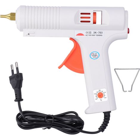 Pistolet À Colle Thermofusible, Outil De Bricolage Industriel Haute Puissance À Température Réglable, Prise 11mm 110w 100-240veu