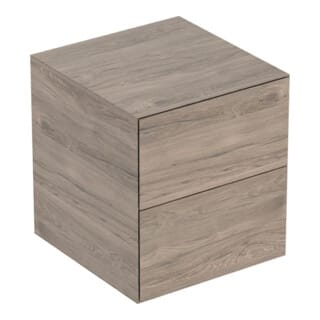 Geberit Seitenschrank One 45x49,2x47cm, 2 L, N hick./Mela Holzst.