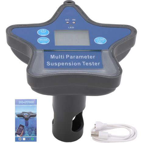 Moniteur De Qualité De L'Eau Bt, Testeur Numérique Neuf En Un Pour L'Aquaculture, La Piscine, Les Eaux Usées Industrielles, Détecte Le Ph, L'Orp, Le Cl, L'Ec, Le Cf, Le Tds, Le Sel, Le S.g Et La Tempé