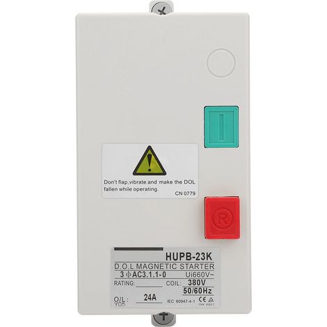 Ftvogue Démarreur De Moteur Magnétique De Démarrage Direct Irréversible Pour La Protection De La Commande Du Moteur Ac (17-24a)