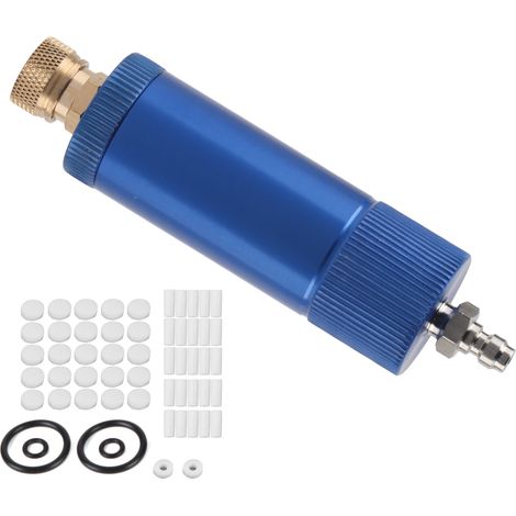 Régulateur De Pression D'Air Avec Filtre Séparateur Eau/huile Double Noyau - En Alliage D'Aluminium Pour Voiture Et Moto