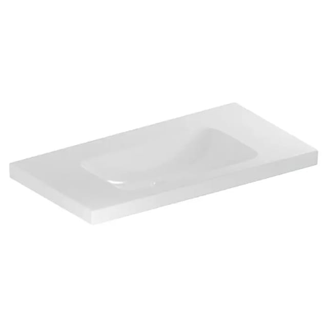 Geberit Waschtisch iCon Light 90x48cm, o HL, o Ü, m Abl, we. K-Tect