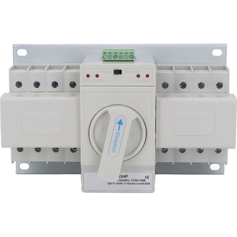 Commutateur De Transfert Automatique Double Puissance Grade Nlq1 Grade Ats 4p Clock 63a Générateur De Changement Pour Mini Horloge Horloge 400 V Pour Commutateurs De Courant Double