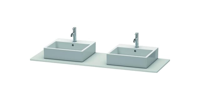 Duravit Konsole XSquare 160x55cm, w m, m 2 Auss, Beck. beids.