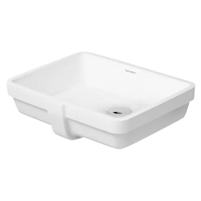 Duravit Einbauwaschtisch Vero 43x31,5cm, EB v unt, o. HL, m ÜL, weiß