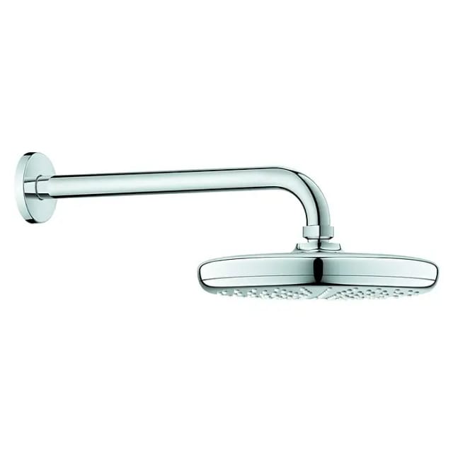 Grohe Kopfbrauseset Tempesta 210 Arm 28,6cm, c, m Durchflussbeg. 9,5 l/m.