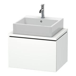 Duravit Waschtischunterschrank Compact L-Cube 62x47,7cm, we. ma, für Konsole, 1 Auszug