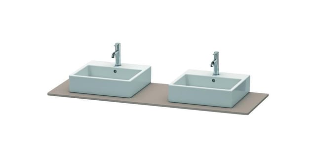 Duravit Konsole XSquare 160x55cm, ba m, m 2 Auss, Beck. beids.