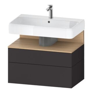 Duravit Waschtischunterschrank Qatego 79x47x59cm, E na/gra m, 1 Kast, m B