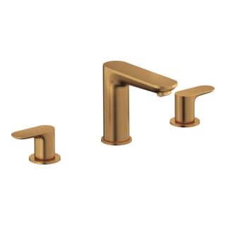 Duravit 3-Loch-Waschtischarmatur Wave Ausladung 129mm, Bronze gebürstet